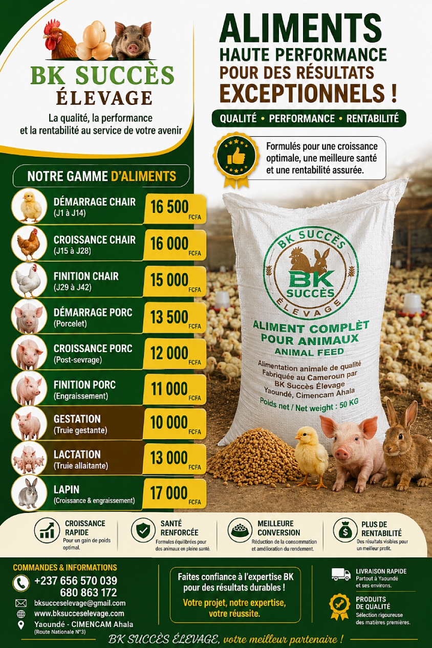 ALIMENTS COMPLETS SANS TOURTEAUX DE SOJA